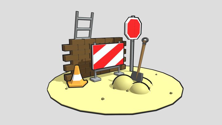 Construct Diarama 3D Model