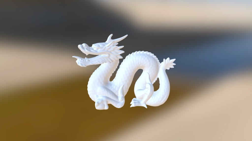 Stanford Dragon - 3D model by elzapro [80cd2a9] - Sketchfab