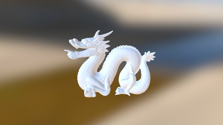Stanford Dragon 3D Model