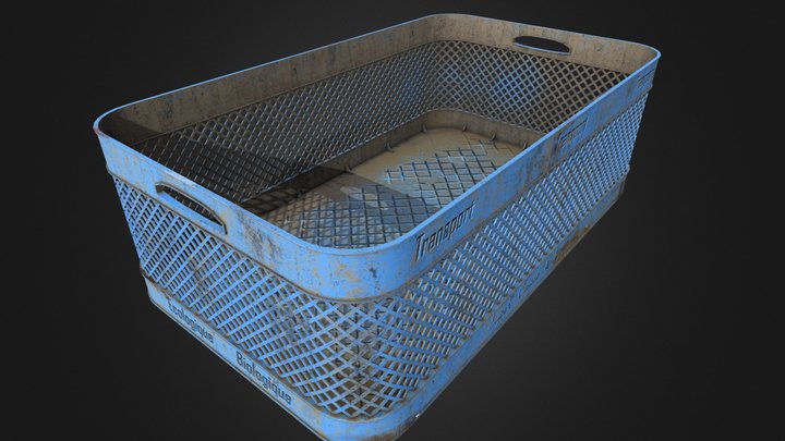 Vegetable Crate 3D Model