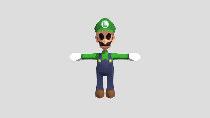 Wii - Super Mario Galaxy - Playable Characters - 3D Model