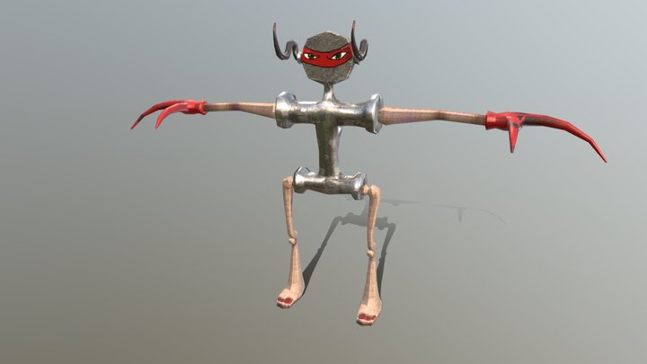 Cartoon Character 3D Model