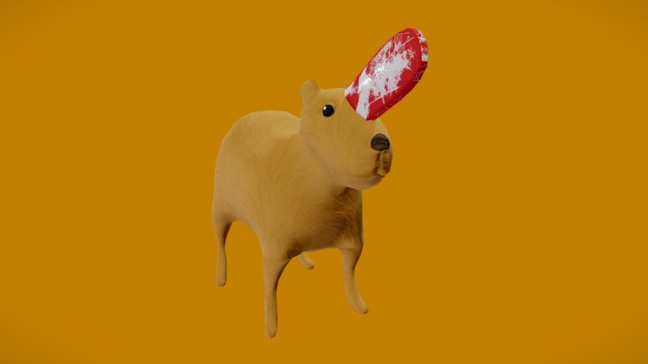 Capybara 3D Model