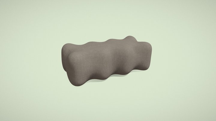 Coffee Table Pouf 3D Model