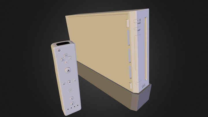 Nintendo Wii 3D Model