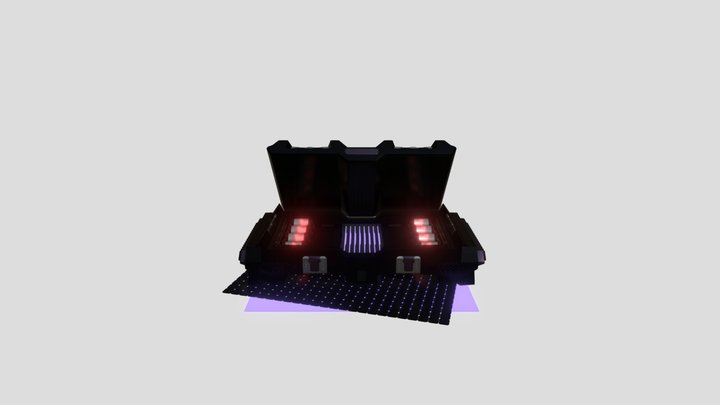 Scifi crate 3D Model
