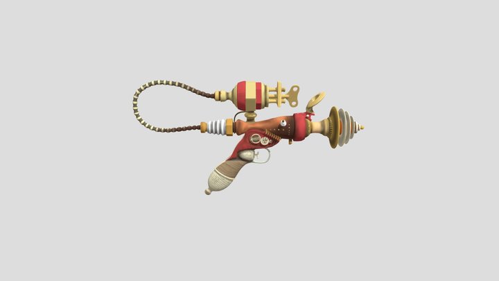 PunkPistolAnimation 3D Model