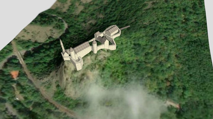 Szarvaskői vár - © 2021 Boros A., Kárpáti J. 3D Model