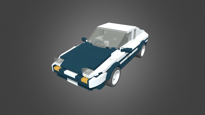 Toyota AE86 From Initial D 3D Model