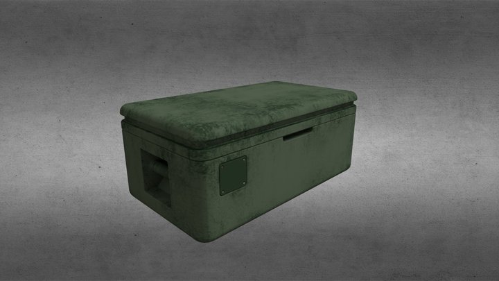 Military crate 3D Model