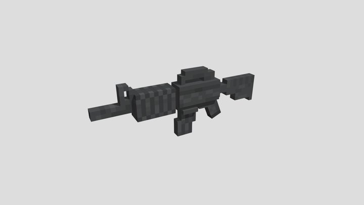 A gun 3D Model