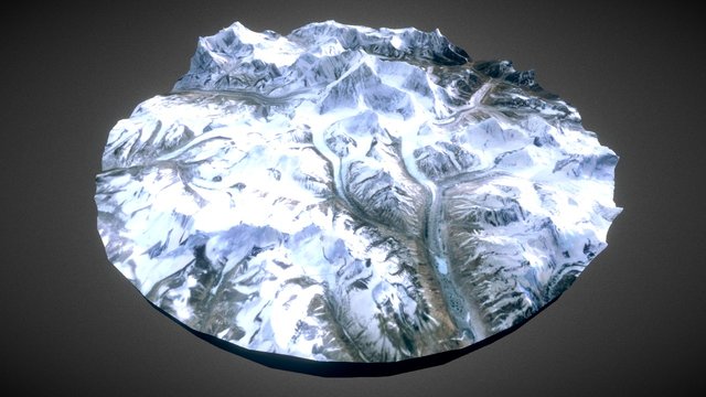 Mount Everest - Himalaya 3D Model