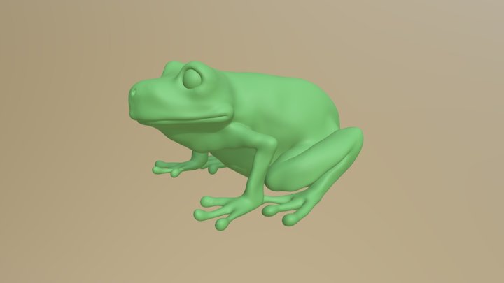 Frog 3D Model