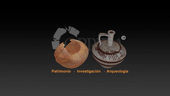 Lagynos (Los Villares, Alhambra, Ciudad Real) 3D Model