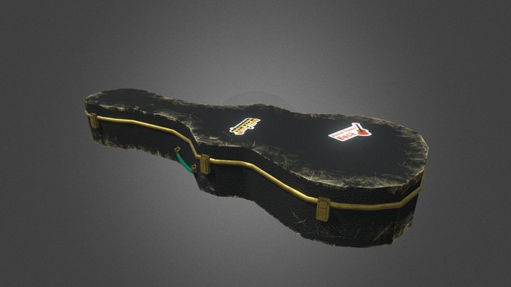 Guitar Case 3D Model
