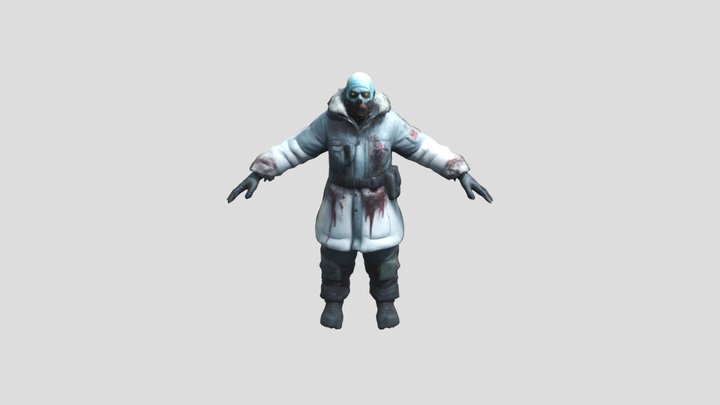 Arctic Explorer in ColdZombie 3D Model