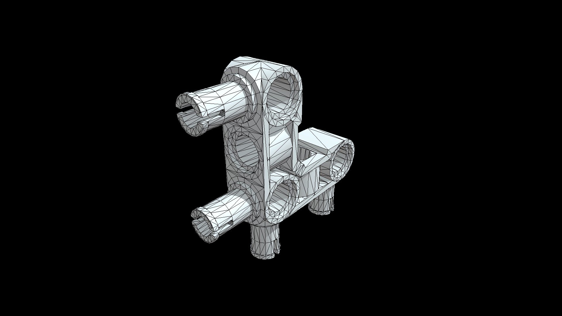 Pin Connector Perpendicular 3 x 3 Bent wit