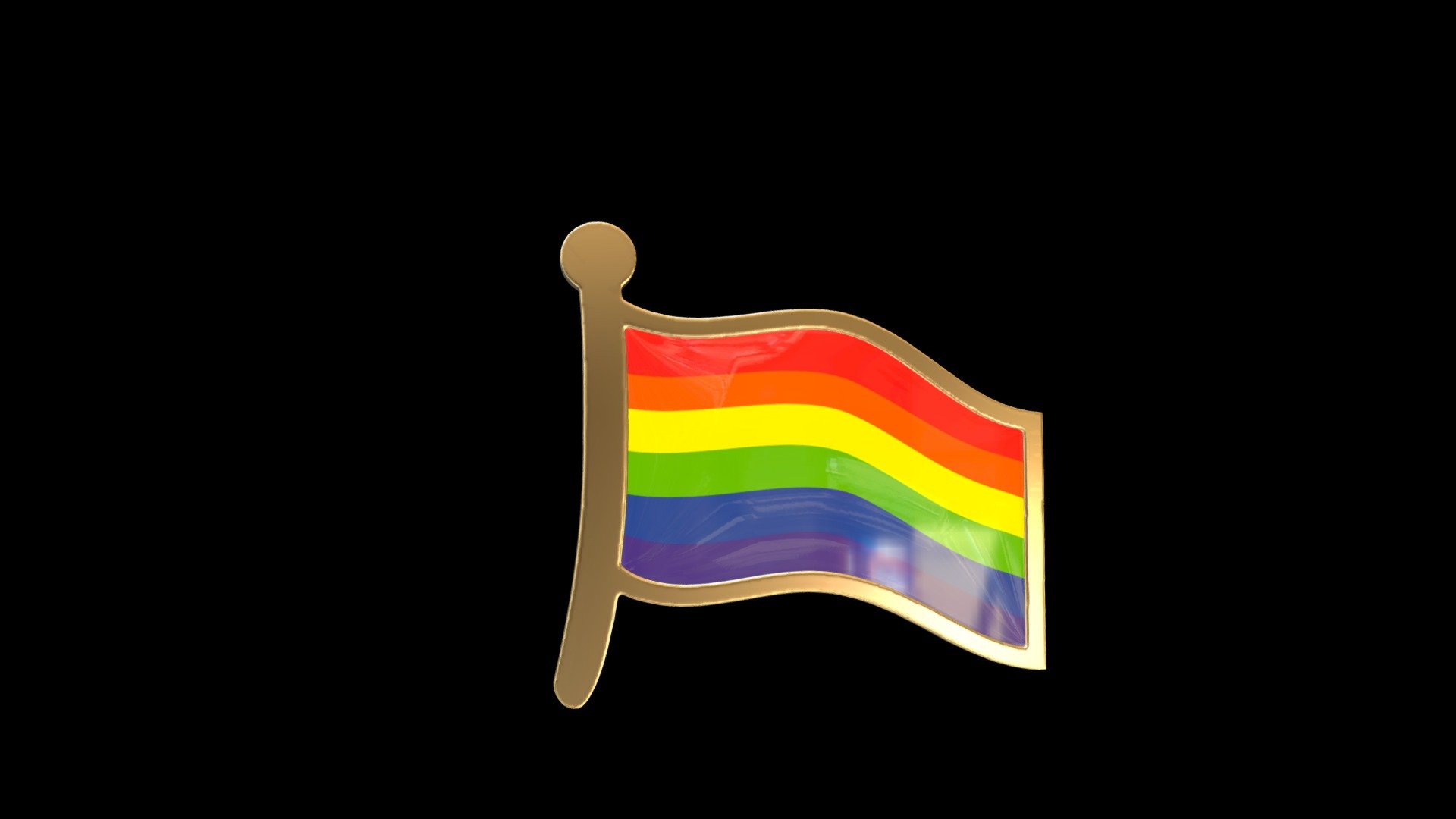 Bandera LGTBIQ+ - 3D model by Rubinstein3D [80d84ee] - Sketchfab