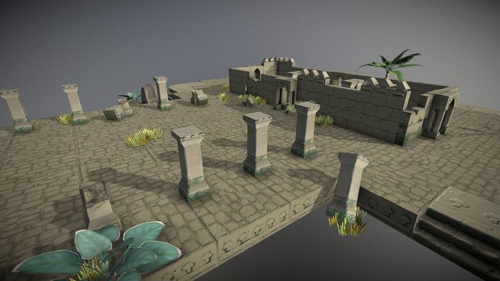 rainforst tample 3D Model