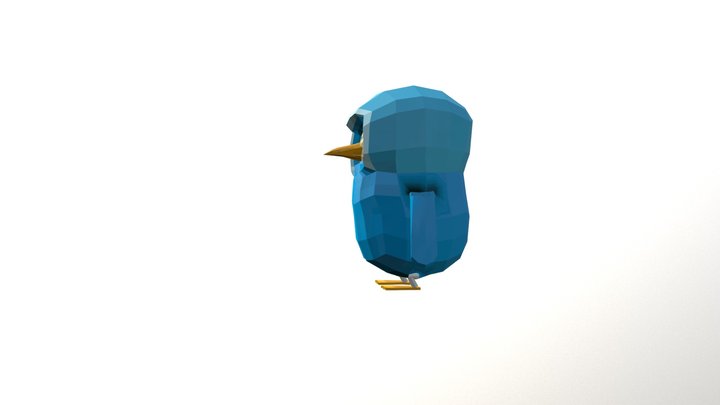 Penguin Rig and Idle Animation 3D Model