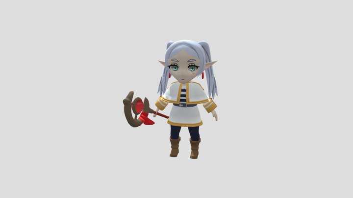 Chibi Frieren 3D Model