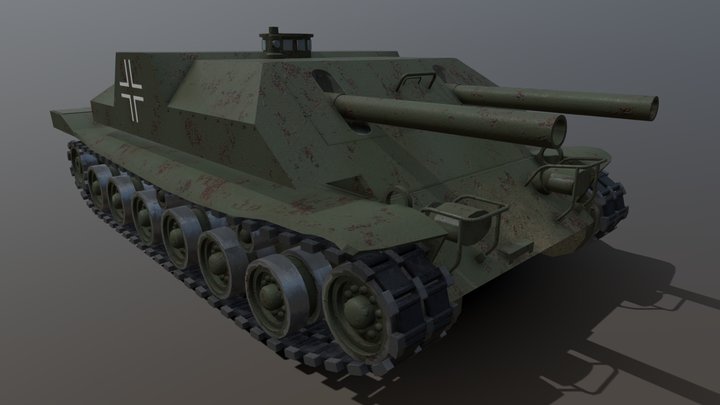Pz.Kpfw Liger 3D Model