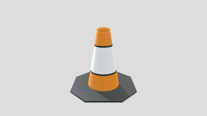 Traffic Cone 3D Model