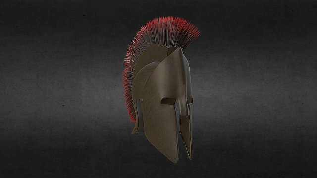 Spartan Helmet 3D Model