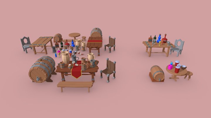 Tabern Pack 3D Model