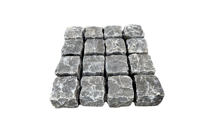 M601 4x4x4” - Split + Split + Tumbled 3D Model