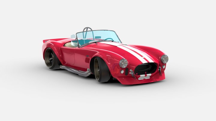 3D model Cobra 427: Replica of a Legendary Car 3D Model