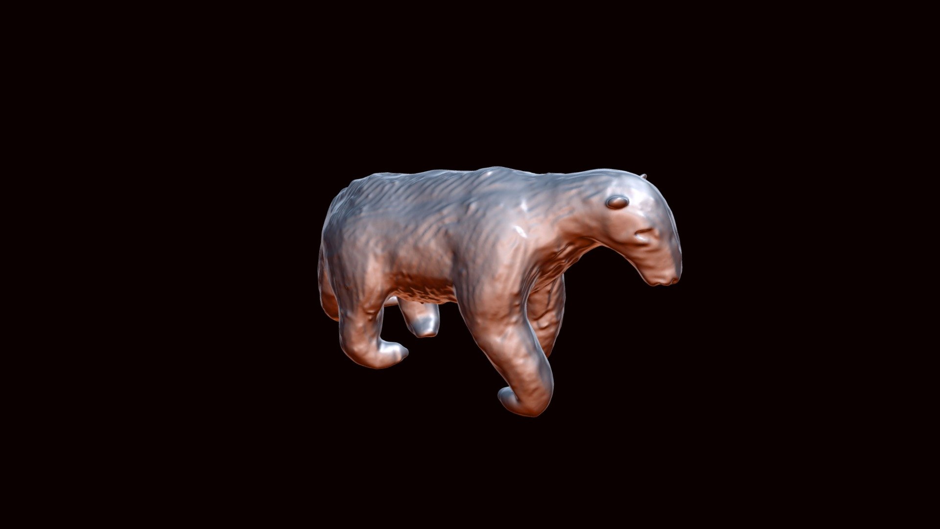 Shasta ground sloth figure (VCU_3D_7984) - 3D model by Virtual Curation ...