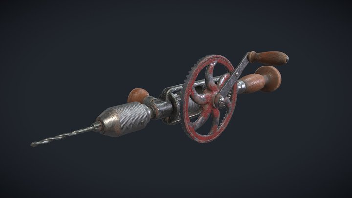Miller Falls Drill No 980 3D Model