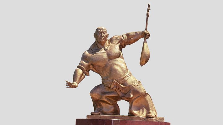 Monument to Baluan Sholak (Tole Bi village, Shu) 3D Model