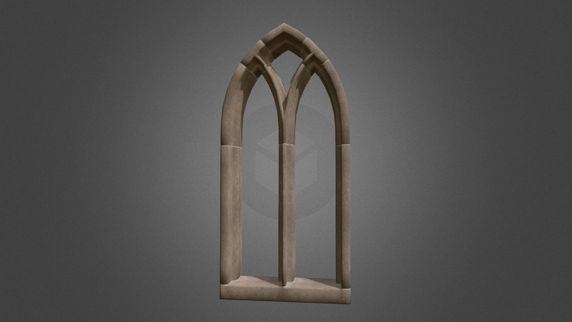 gothic window — Sketchfab embed 3D viewer