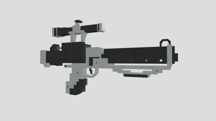 MCParks - F-11D Blaster Rifle 3D Model