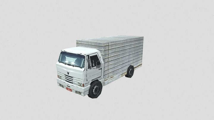 90s PSX Style Truck 3D Model