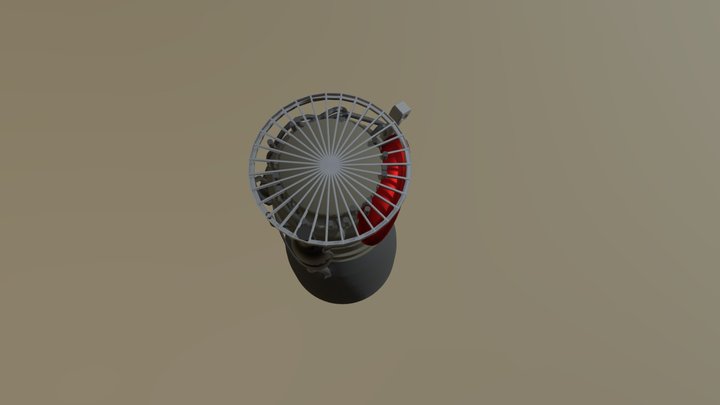 Rocket booster 3D Model