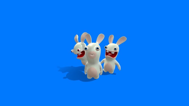 Rabbids 3D Model