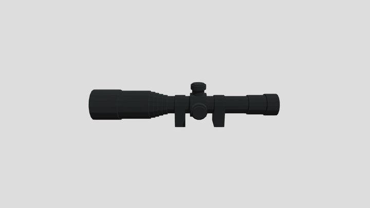 Sniper scope 3D Model