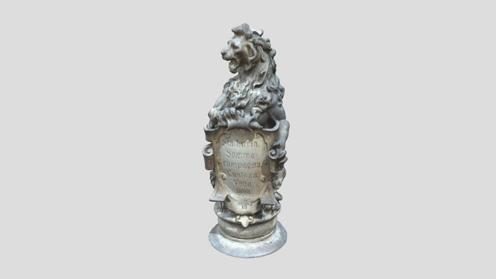 Lion Ornament from the Tomb 3D Model