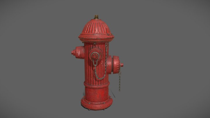 Fire Hydrant Art test 3D Model