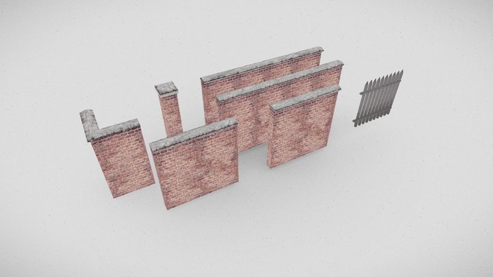 PSX style brick wall