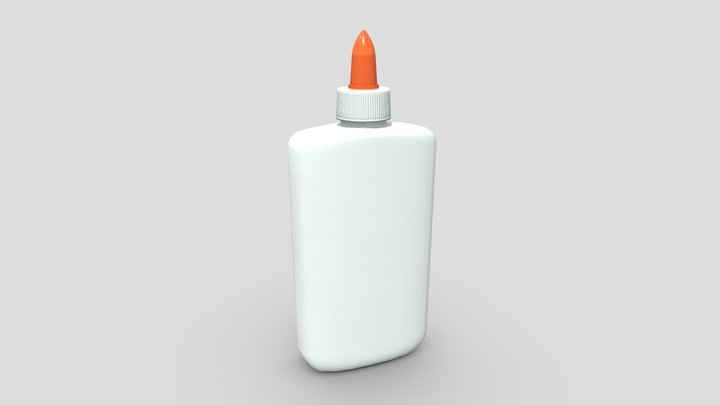 Glue Bottle 2 3D Model