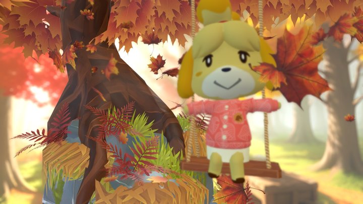 Isabelle's Autumn Swing – Free 3D Model STL