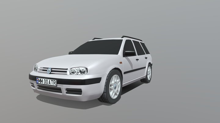 2000 Volkswagen Golf 4 Variant 3D Model