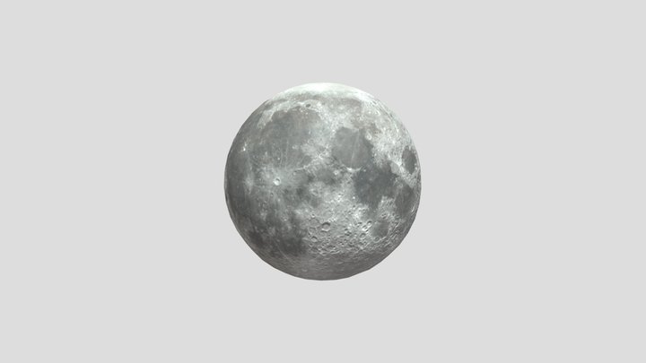 Moon 3D Model