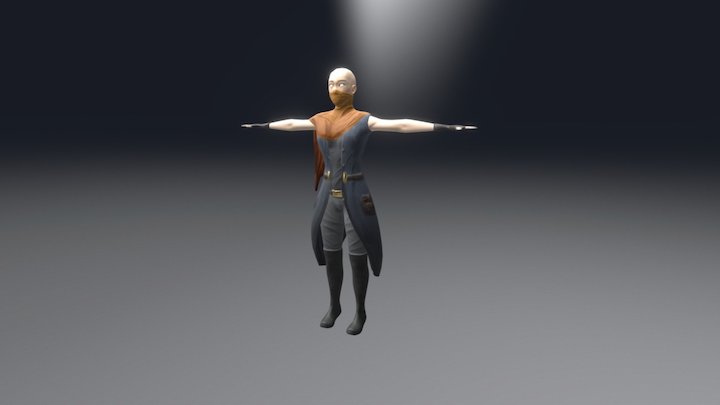 Character Imugi 3D Model