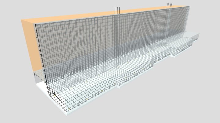 Muro Contención 3D Model
