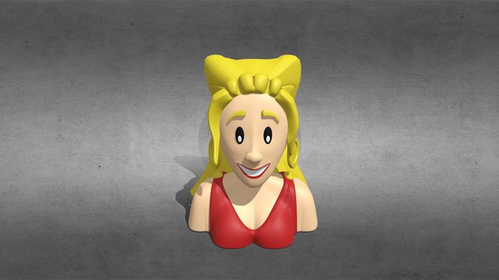 Olympias 3-D figurine / buste 3D Model